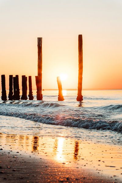 Zonsondergang in Breskens van Gerben Steyaert