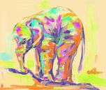 Baby Elephant by Go van Kampen thumbnail