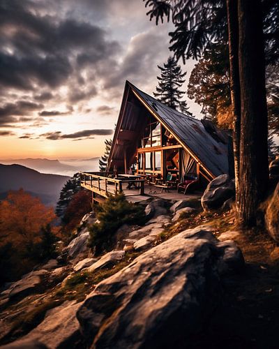 Huis in het landschap