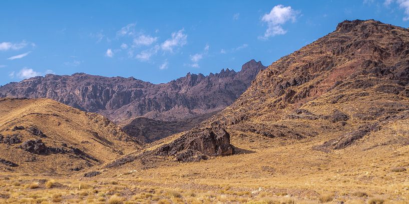 Natuurgebied tussen Kashan en Abyaneh van Maarten Verhees