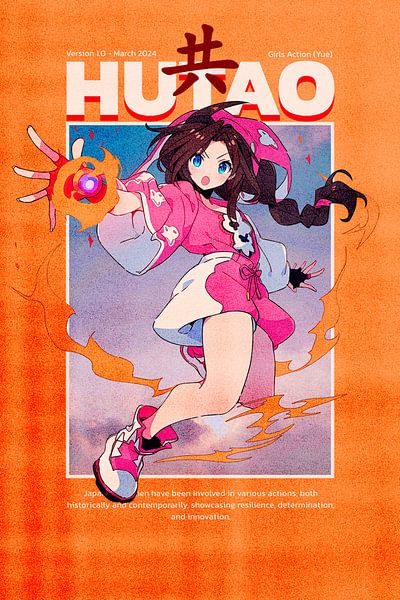 Hu Tao Action by Farhan ardiansyah