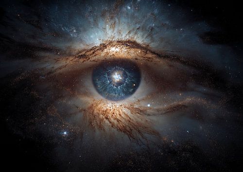 Kosmisch Oog Melkweg: Universeel symbool van creatie en visie