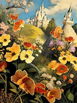 Un paysage floral de conte de fées sur Retrotimes