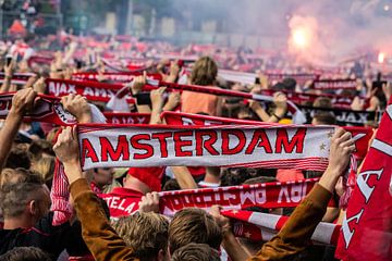 Huldiging landskampioen Ajax in Amsterdam