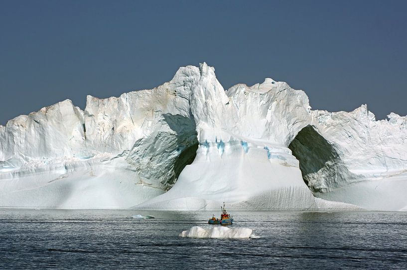 Un iceberg géant dans la baie de Disko par Reinhard  Pantke