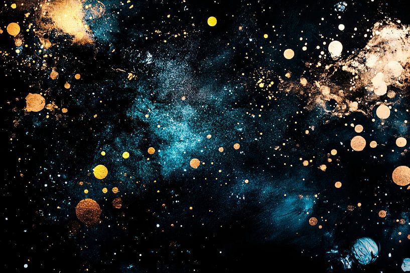 Cosmic abstract design art by Art & Soul Creations