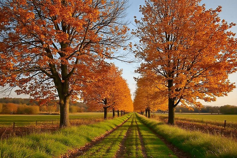 Herbstlandschaft auf der Veluwe - Landschaftsfotografie 7 von The Photo Artist