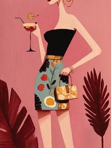 Trendige Illustration "Summer Vibes"
