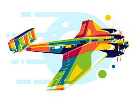 Junkers G.38 im WPAP-Stil von Lintang Wicaksono