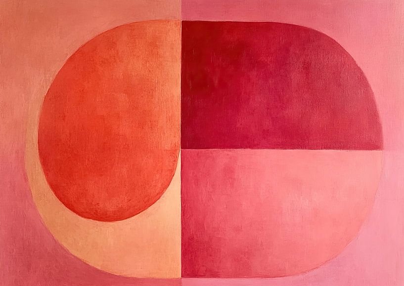 Pink Curves by Modern Collection