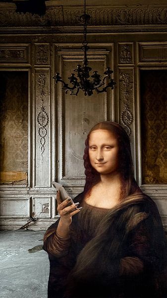 Mona Lisa - Urbex edition van Gisela- Art for You