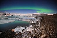 Aurora over Jokulsarlon by Sjoerd Mouissie thumbnail