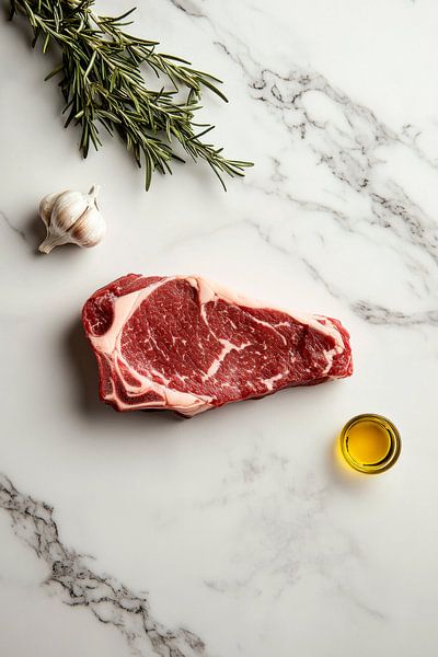 Beef steak preparation by Poster Art Shop