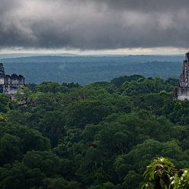 Clouds over Tikal by Dennis Werkman