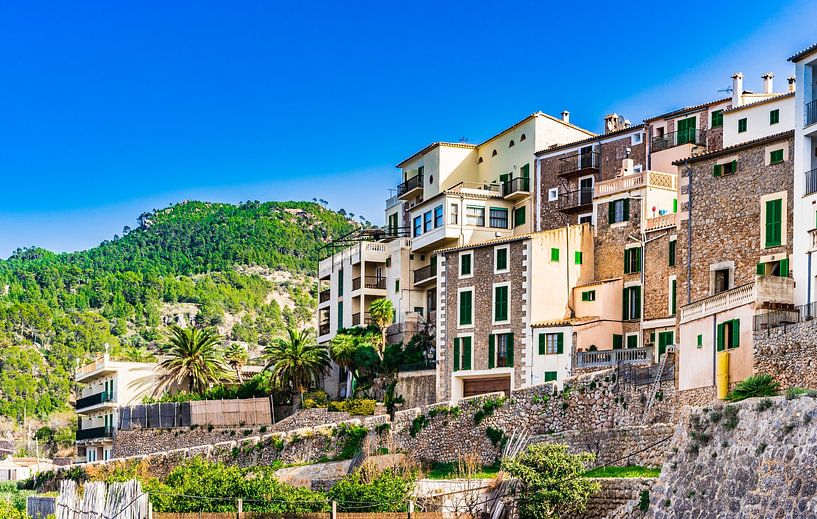 Mediterranean village Banyalbufar on Mallorca island by Alex Winter