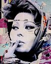 Sophia Loren is Smoking by Michiel Folkers thumbnail