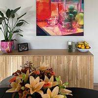 Kundenfoto: Neon Still Life No 2 von Treechild, als ArtFrame