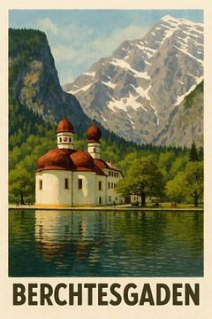 Saint-Bartholomé – Reflet sur le lac Königssee