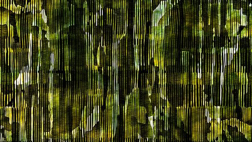 Lijnen Abstractie in groen