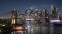 Lower Manhattan et le pont de Brooklyn