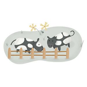 Les animaux de la ferme : les vaches ! sur Charlotte Heijmans