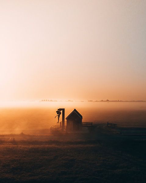 Poldermolen, Leek, Groningen van Marion Stoffels