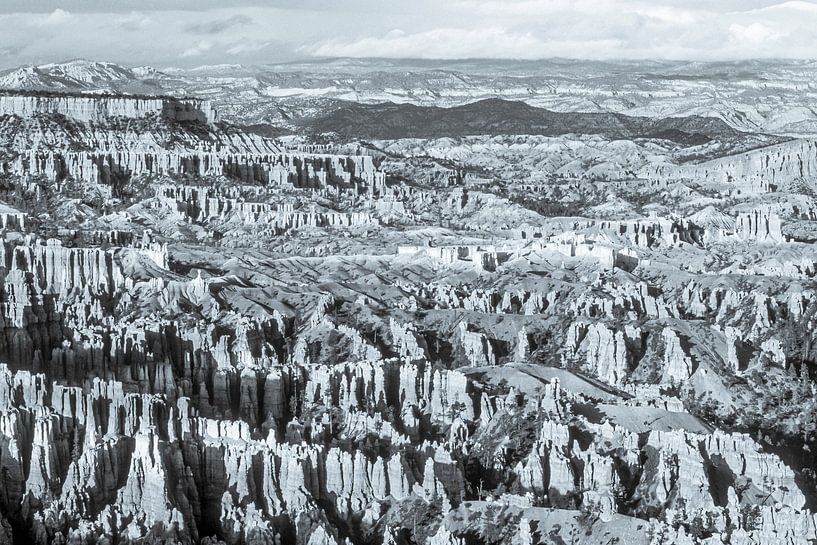 Bryce-Canyon-Nationalpark in Utah - analoge SW-Fotografie von Werner Dieterich