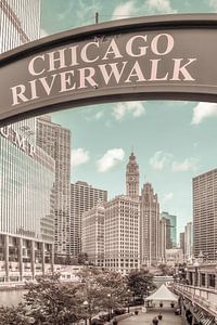 CHICAGO Riverwalk stedelijke vintage stijl van Melanie Viola