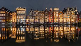 Damrak Amsterdam van CHRIS VAN TWISK