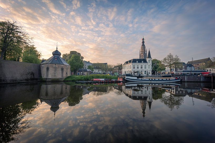 Port of Spanjaardsgat Breda morning by Andre Gerbens