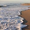 Weiße Gischt am Strand bei Westerland auf Sylt von Martin Flechsig