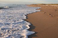 Witte nevel op het strand bij Westerland op Sylt van Martin Flechsig thumbnail