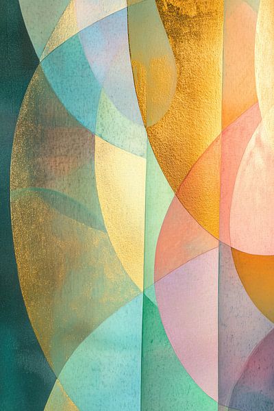Soft Pastel Circles by Modern Collection