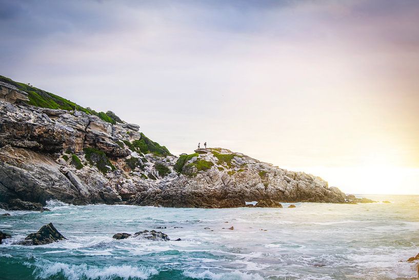 Sunset at the coast by Wilke Tiellemans