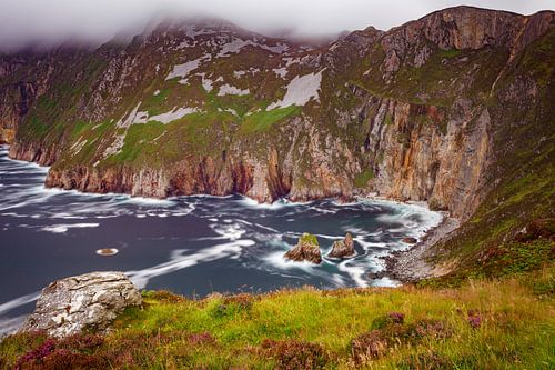 The coastal landscape in the north of Ireland