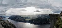 Preikestolen rock in Norway
