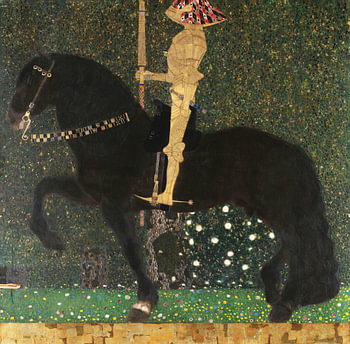 Life is a Struggle (Golden Rider), Gustav Klimt