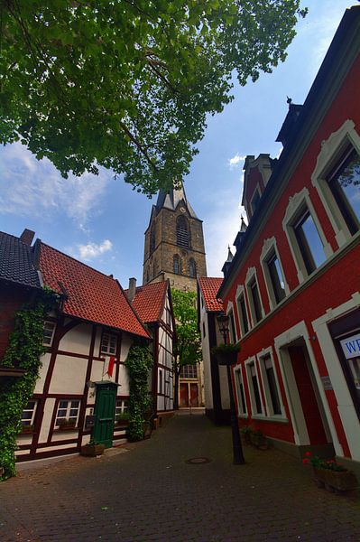 Kirchturmblick van Edgar Schermaul