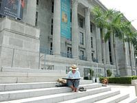 A painter in Singapore