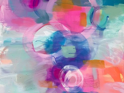 Modern abstract schilderij