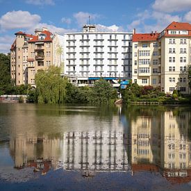 BERLIN Lietzensee - lietzensee reflection by Bernd Hoyen