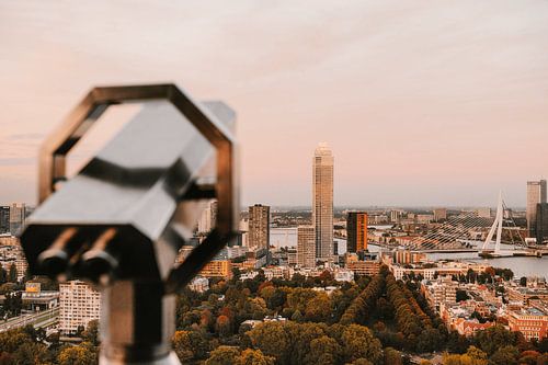 Rotterdam skyline vanaf Euromast