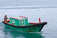 Fishing boat in Con Dao