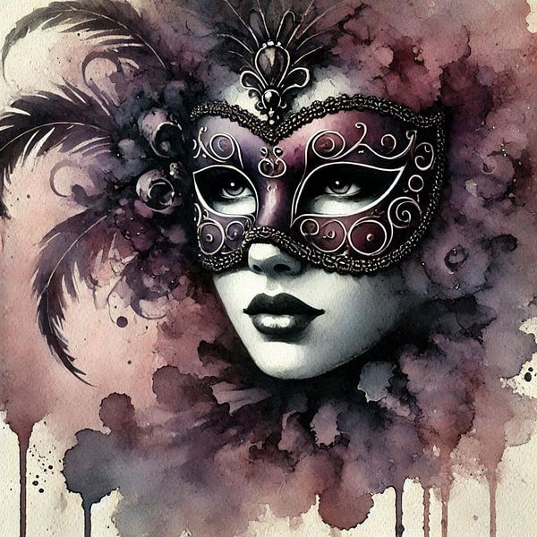 Venetian mask by Nicolette Vermeulen