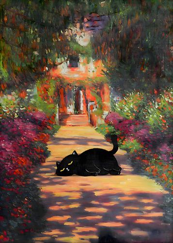 Monet Tuin Kat