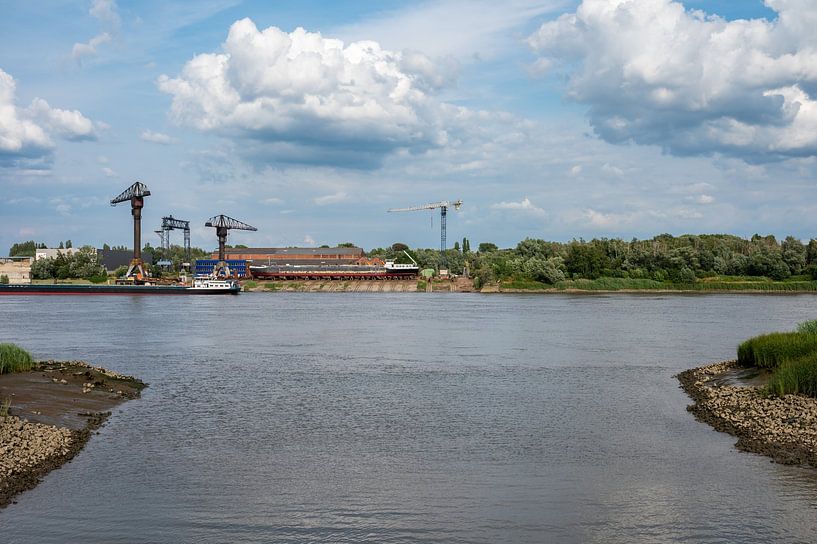 Industry at the river Scheldt by Werner Lerooy