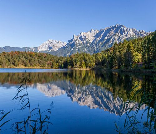 Lautersee mit Karwendelgebirge