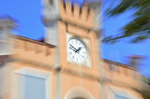 Exploding clocktower