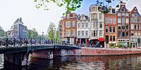Prinsengracht hoek Runstraat Amsterdam Panorama van Hendrik-Jan Kornelis thumbnail