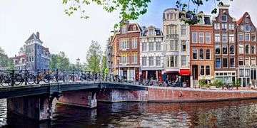 Prinsengracht hoek Runstraat Amsterdam Panorama van Hendrik-Jan Kornelis